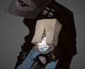 薄暗い光