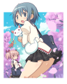 桜並木の通学路
