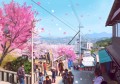 こんぴら山の桜