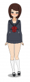 即興で作った女子高生