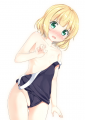 スク水に着替えるシャロちゃん