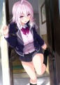冬の朝、桜さん