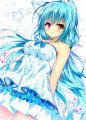 水色系女子