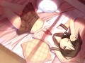寝そべる少女