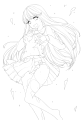 黒ロン線画２