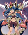誇り高き銀狼よ。魔天の龍と1つになりて、新たな力を生み出さん！