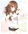 乾かす。