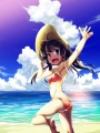 浜辺の女の子