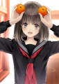みかん+女の子=かわいい